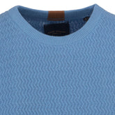 Half sleeve knitted crew